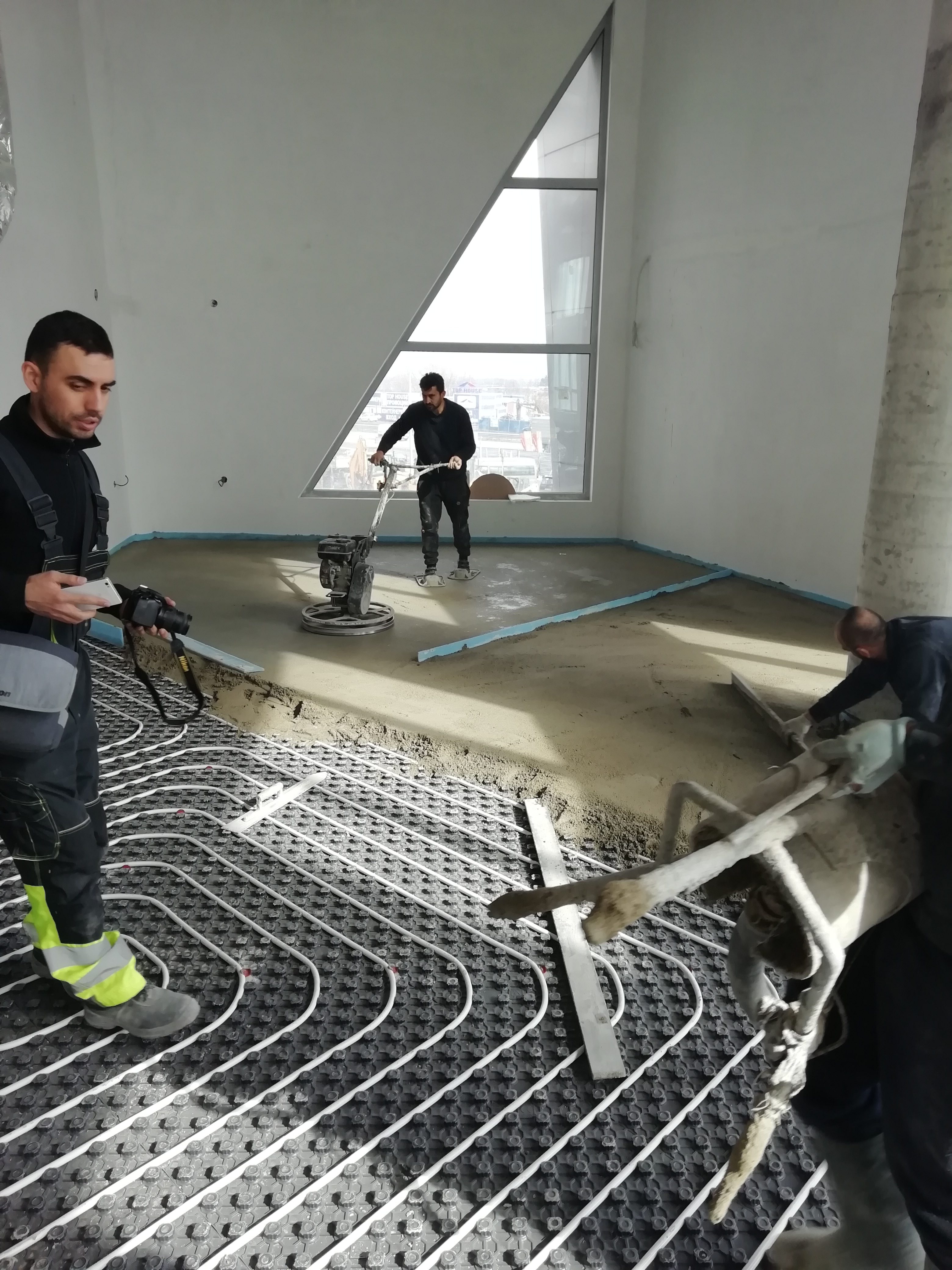 Монтаж на подово отопление 3